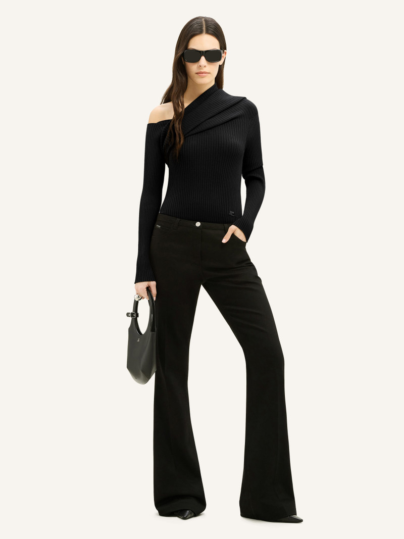 courrèges TWIST RIB KNIT SWEATER outlook