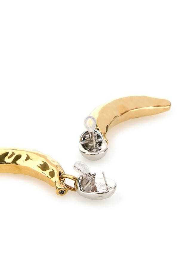 ピアス CHLOE TWO-TONE L CHLOE BANANAS EARRINGS Chloé The Chloé Bananas Earrings in Silver - Vintage gold