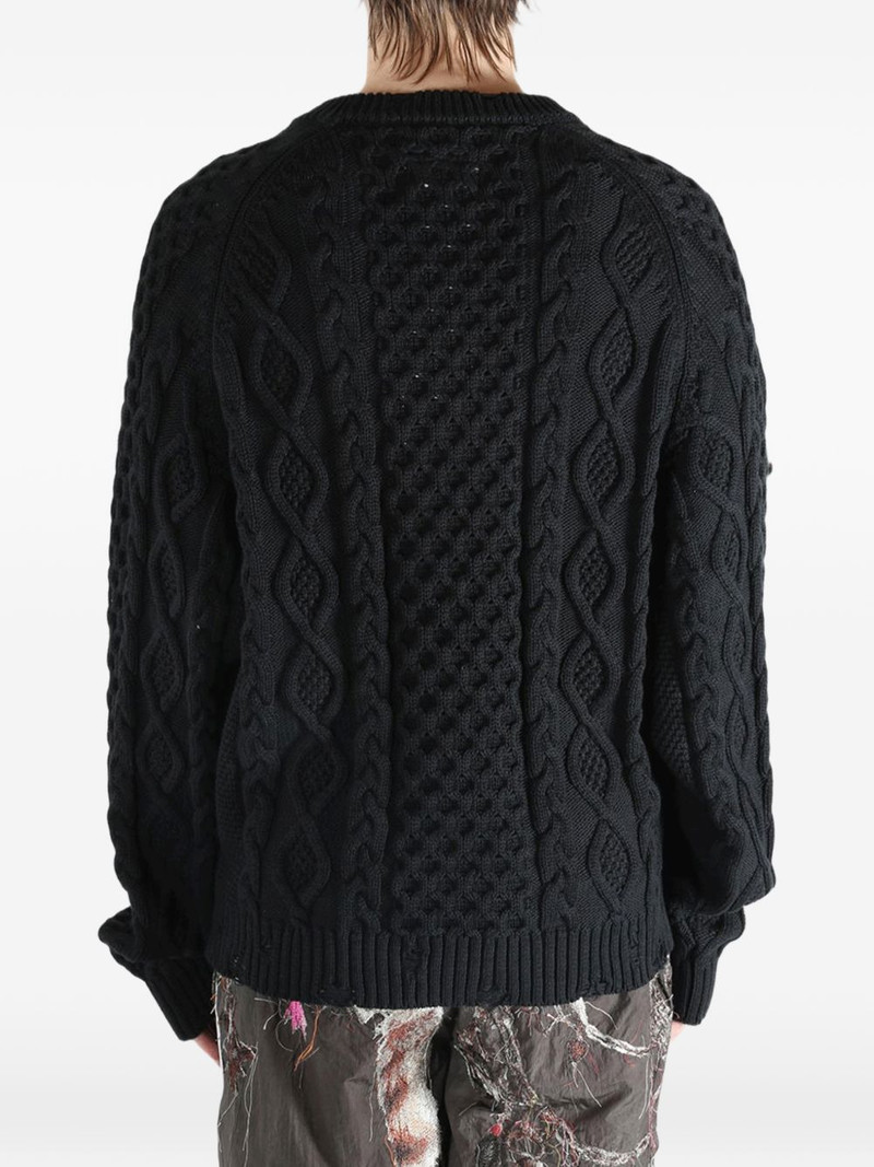 doublet Caught In The Cable Fisherman sweater outlook