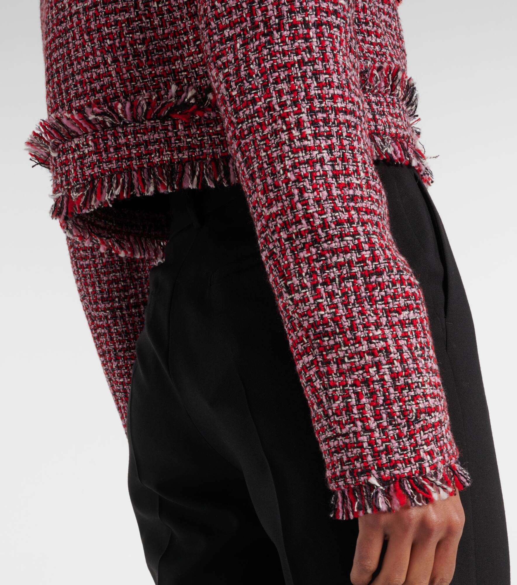 Wool-blend tweed jacket - 5