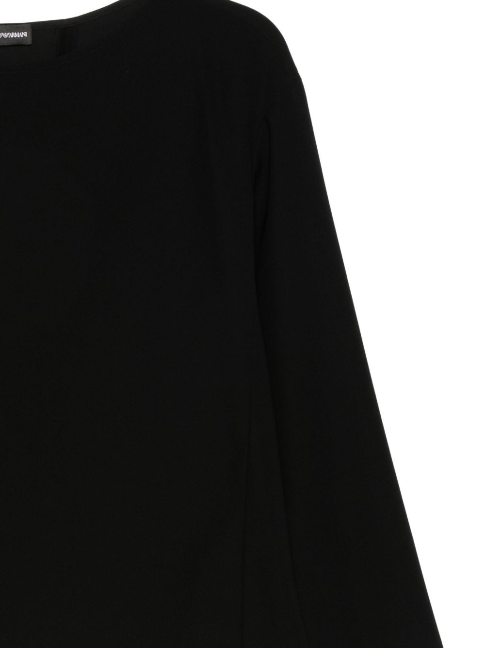 three-quarter-sleeve cropped top - 3