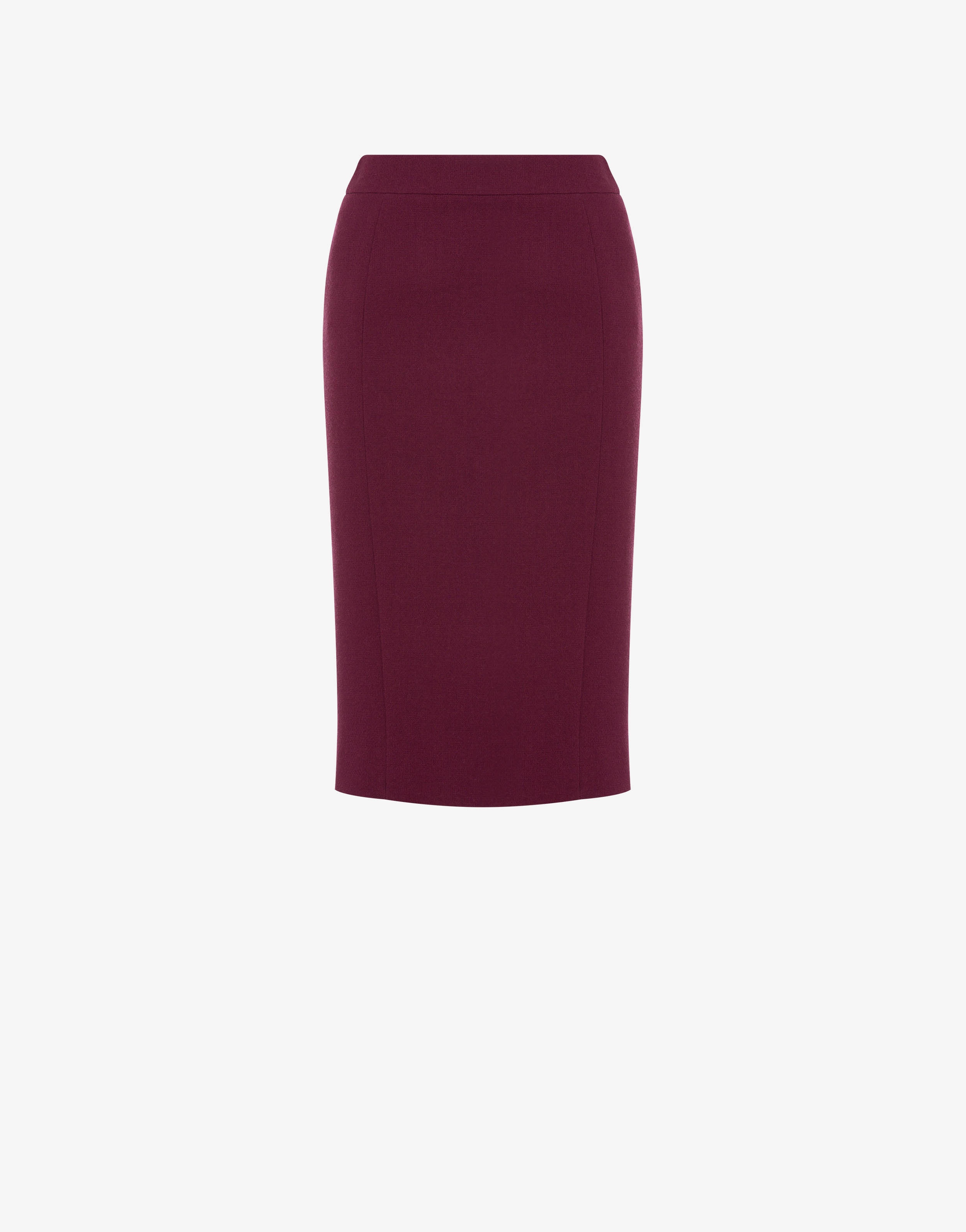WOOL AND VISCOSE BOUCLÉ SKIRT - 1