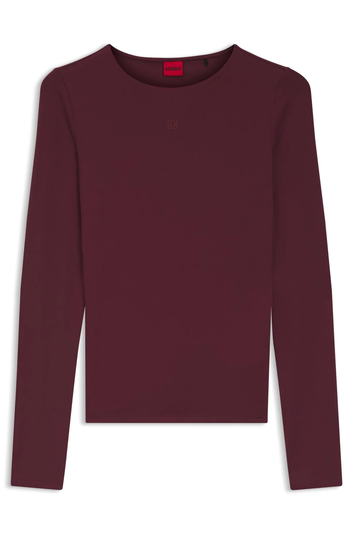 LOGO-PRINT TOP IN STRETCH JERSEY - 1