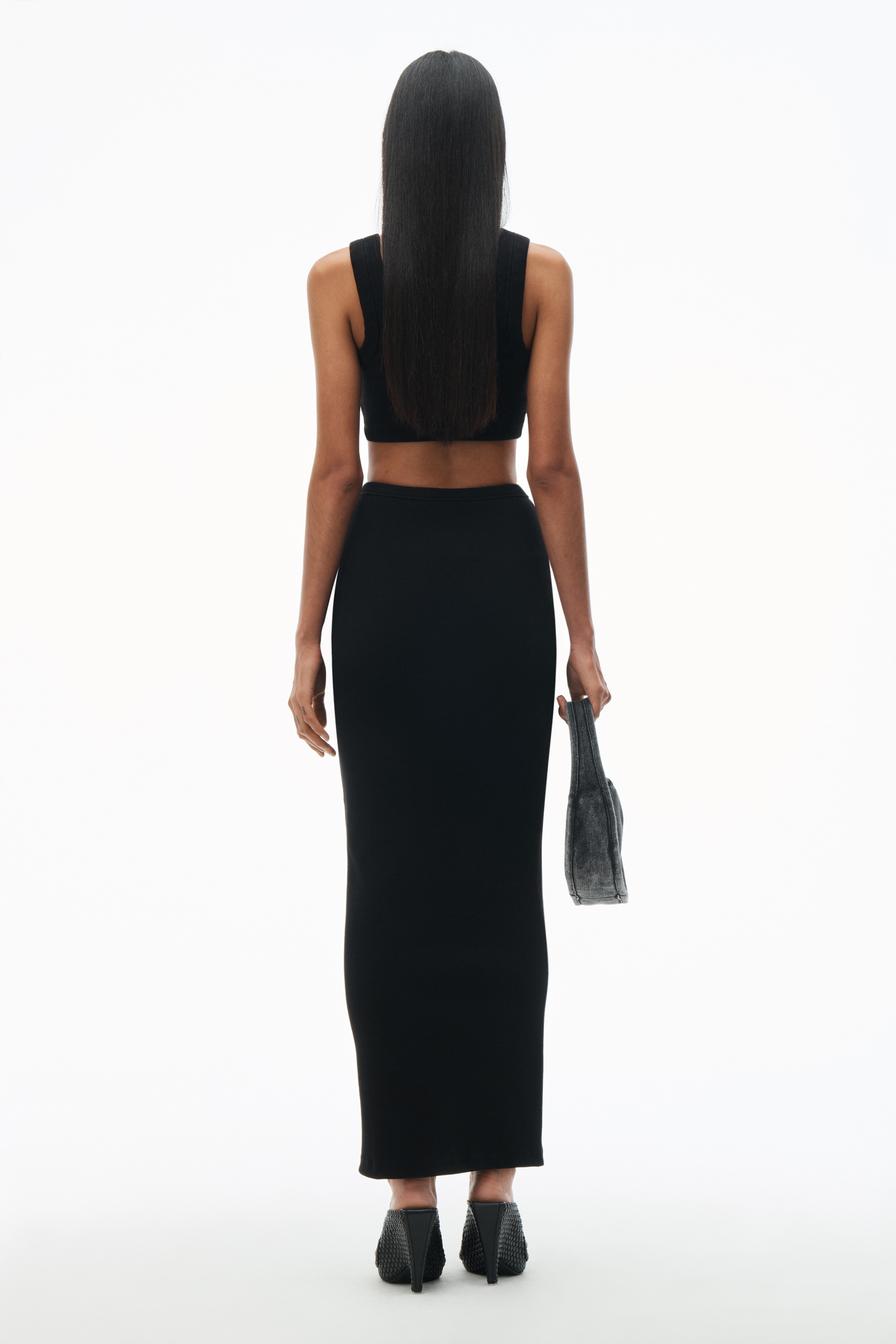 Embossed Logo Maxi Skirt - 5