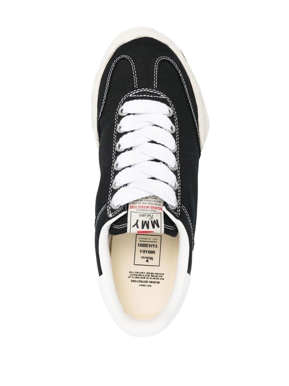 logo-print lace-up sneakers - 4