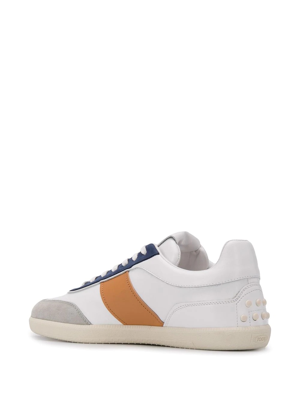 panelled low-top sneakers - 3