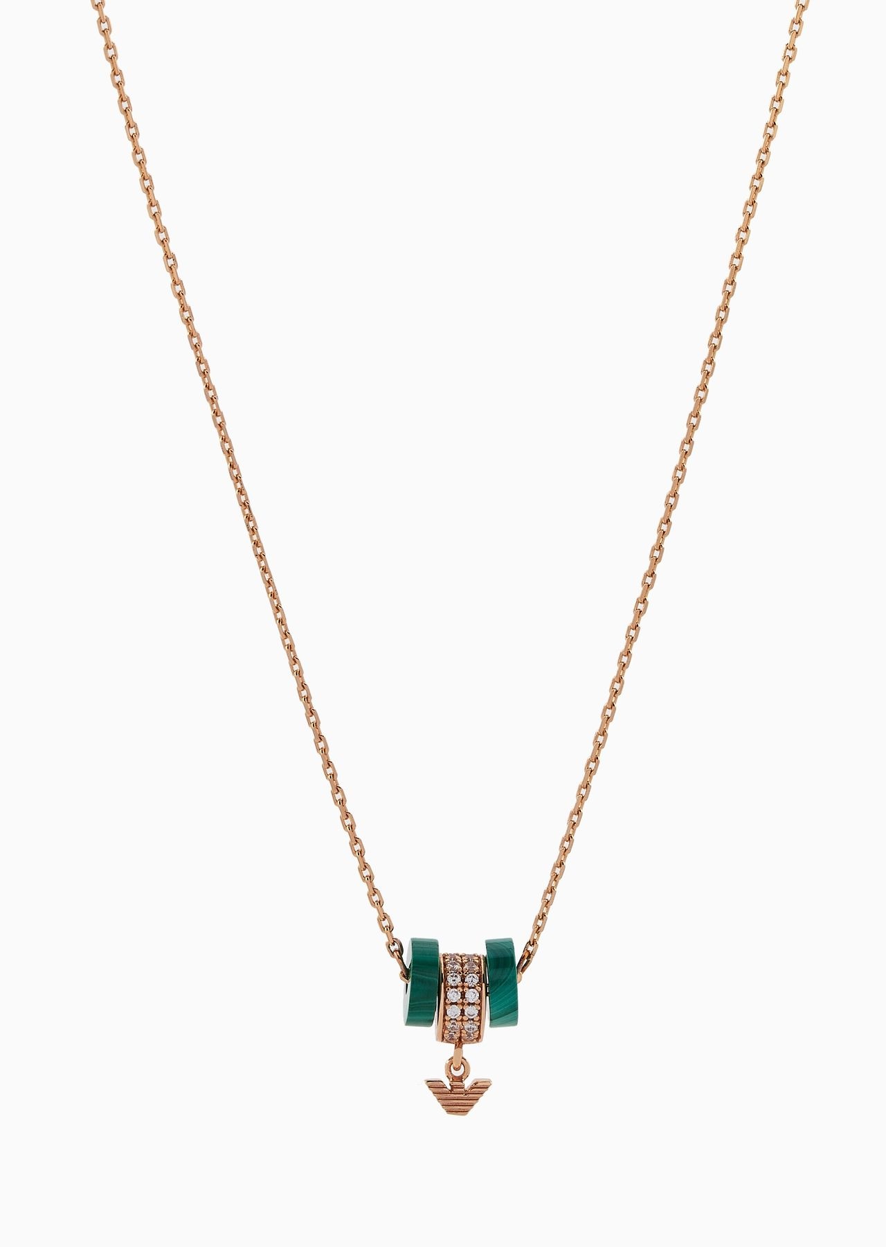 Green Malachite Components Necklace - 1