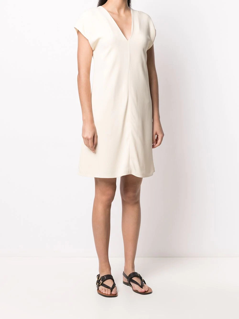 V-neck shift dress - 3