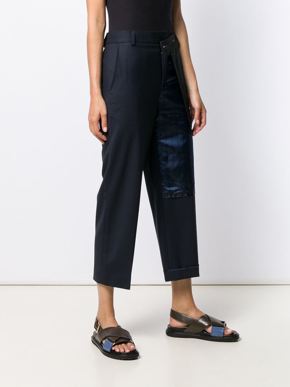 Inside Out pinstripe pocket trousers - 3