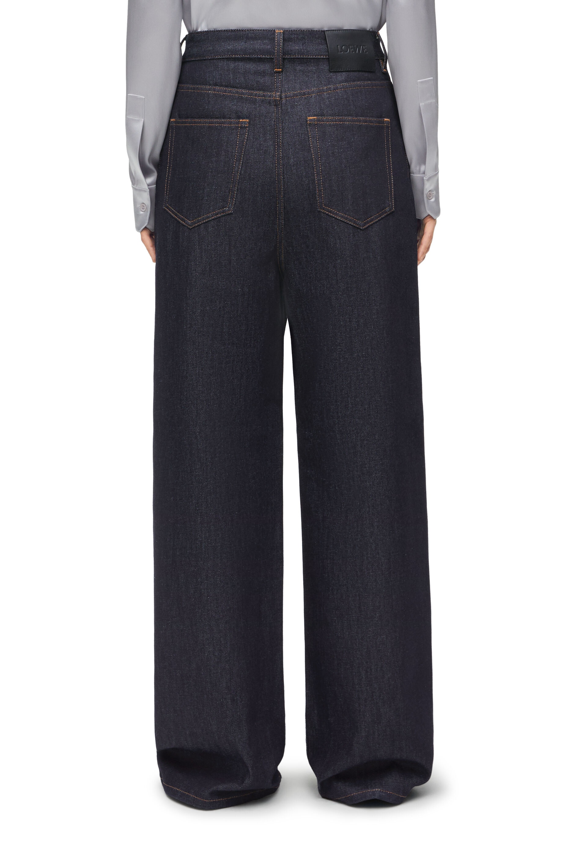 Loewe High waisted jeans in denim | REVERSIBLE