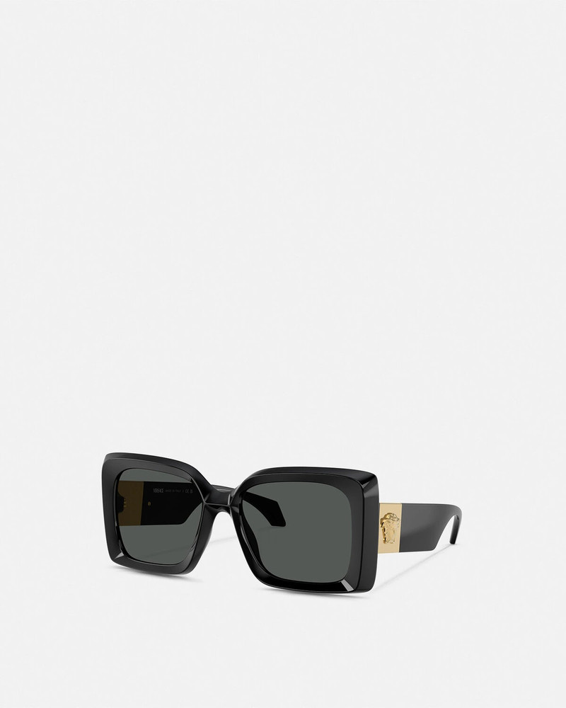 Medusa Plaque Maxi Sunglasses - 1