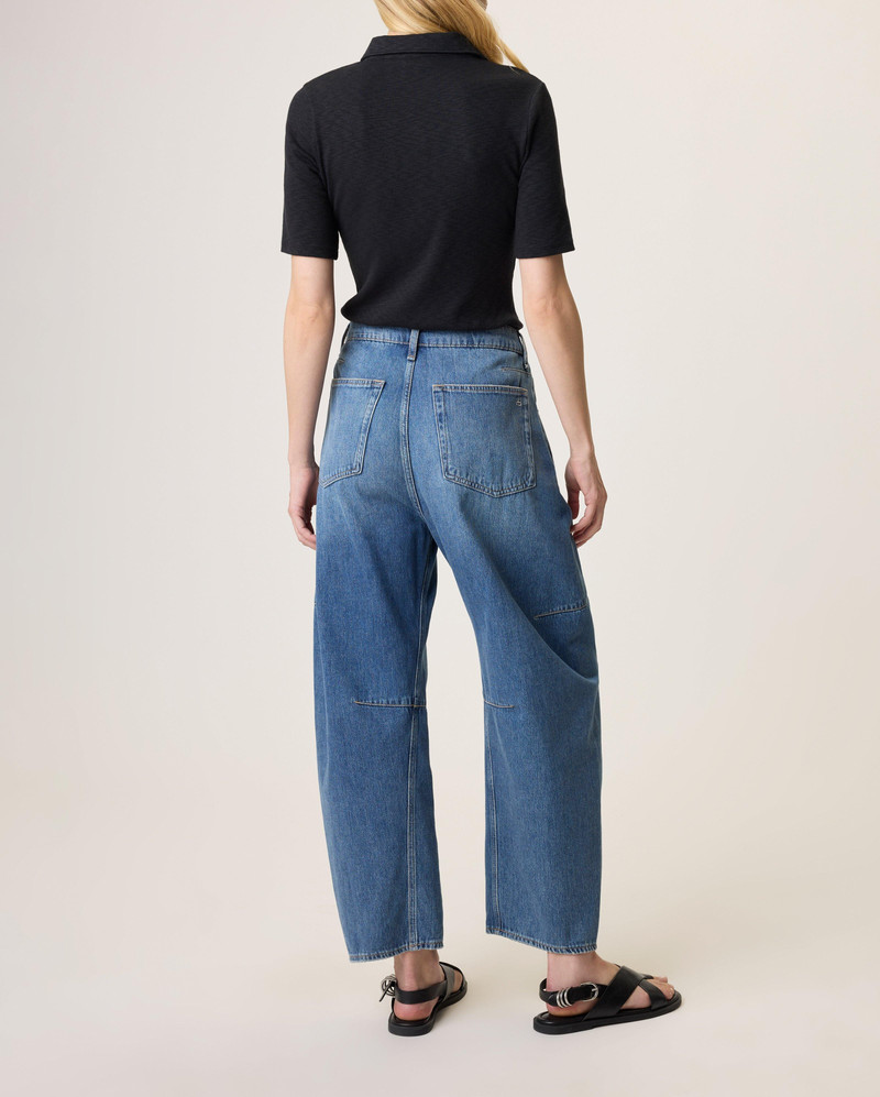 rag & bone Ribbed Short Sleeve Polo outlook