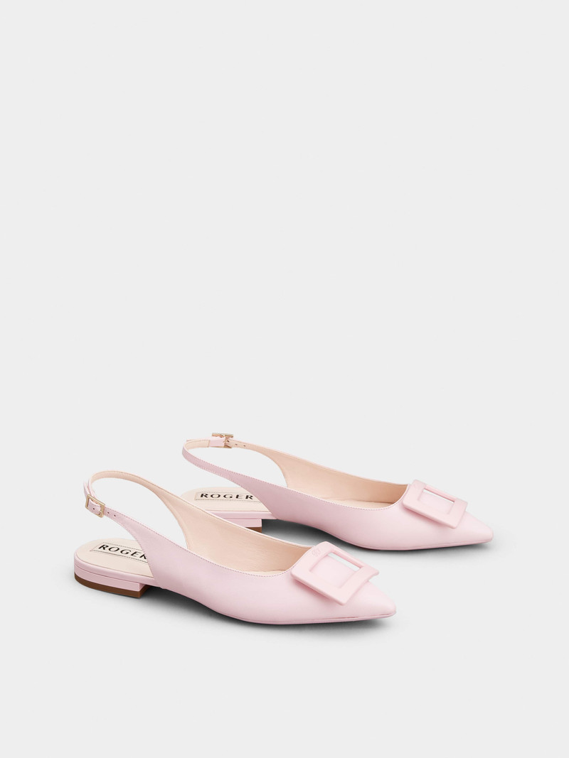 Roger Vivier Gommettine Slingback Ballerinas in Nappa Leather outlook