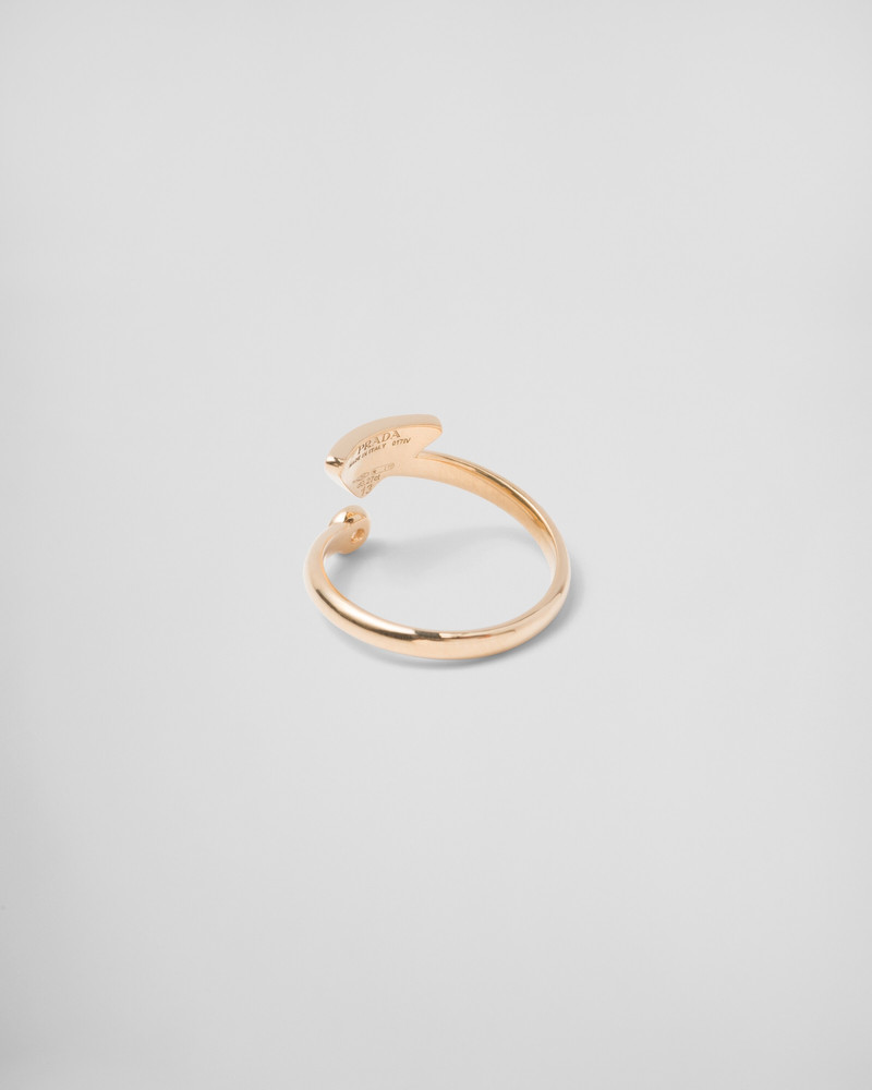 Eternal Gold contrarié ring in yellow gold with diamonds 4
