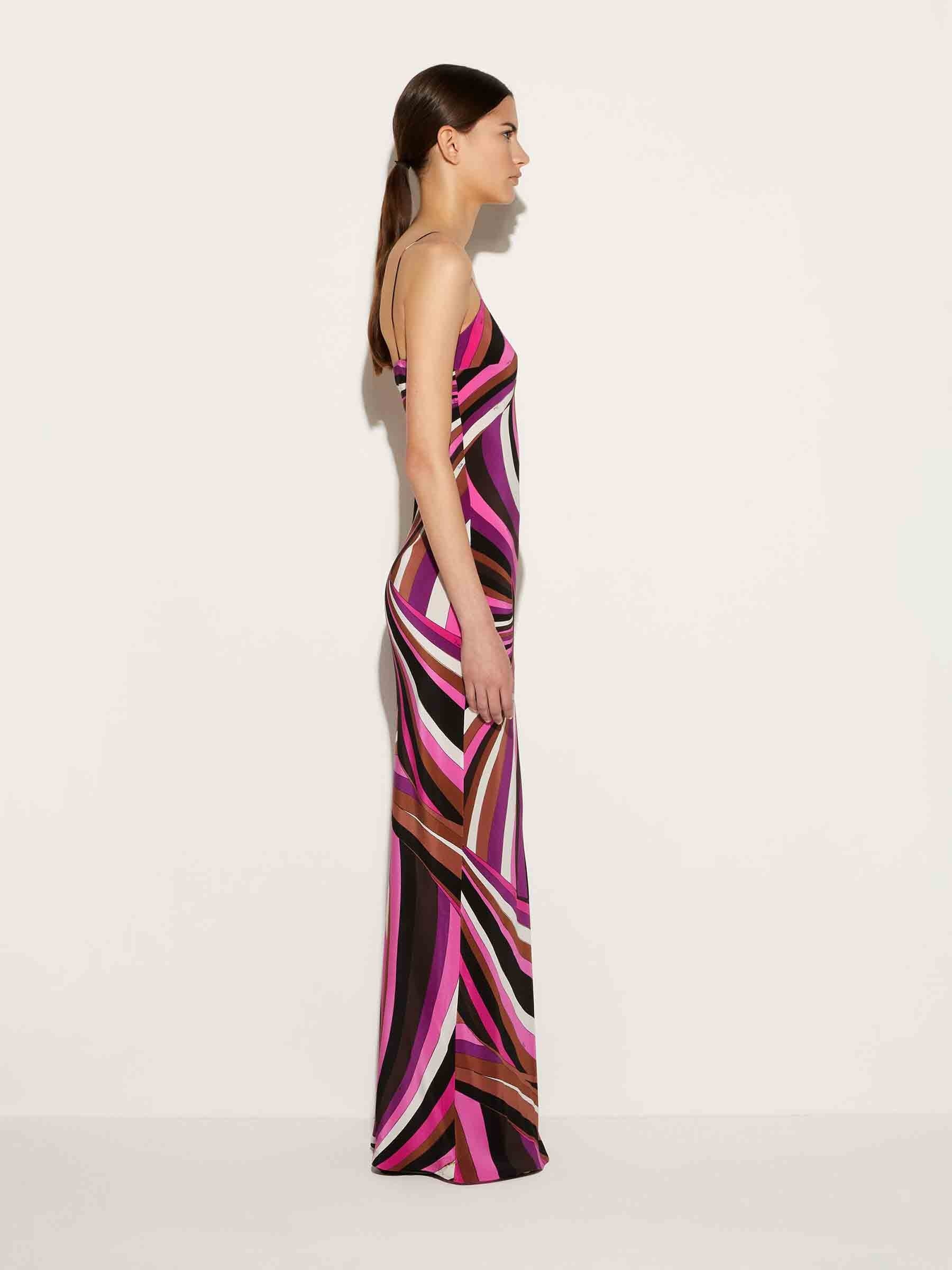 MIDI DRESS WITH IRIDESCENT MOTIF - 3