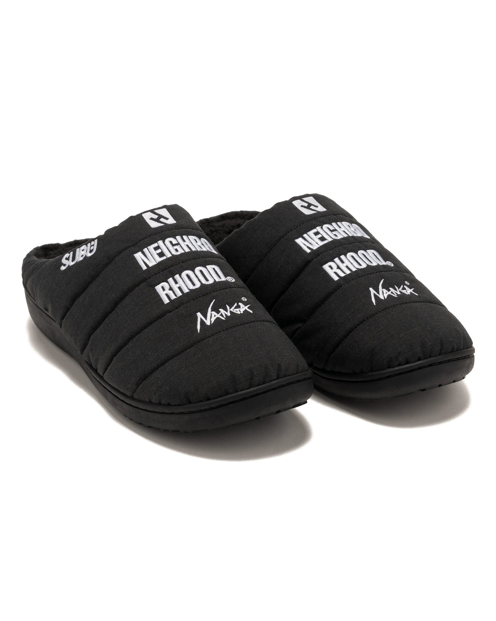 NEIGHBORHOOD x Nanga X Subu . Takibi Sandals Black | REVERSIBLE