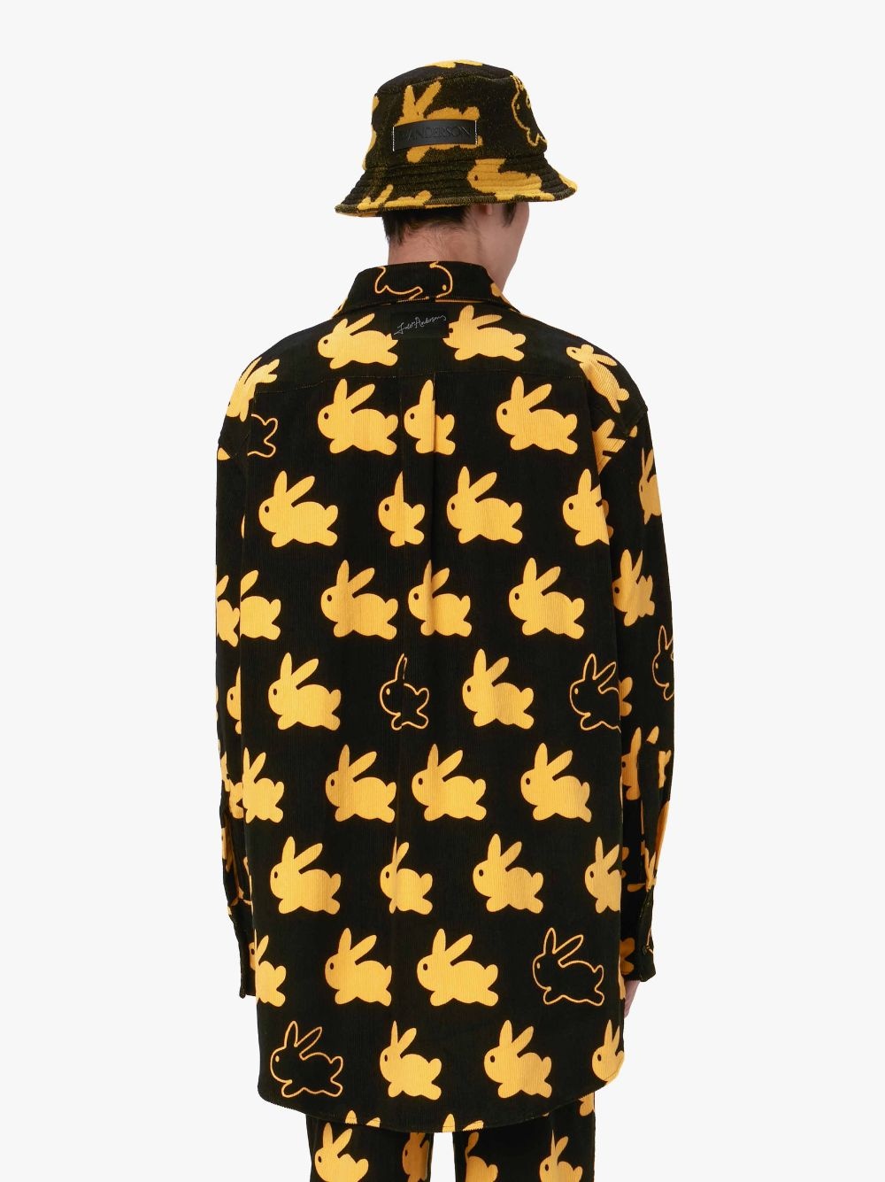 ALL OVER BUNNY OVERSIZED CORDUROY SHIRT - 3