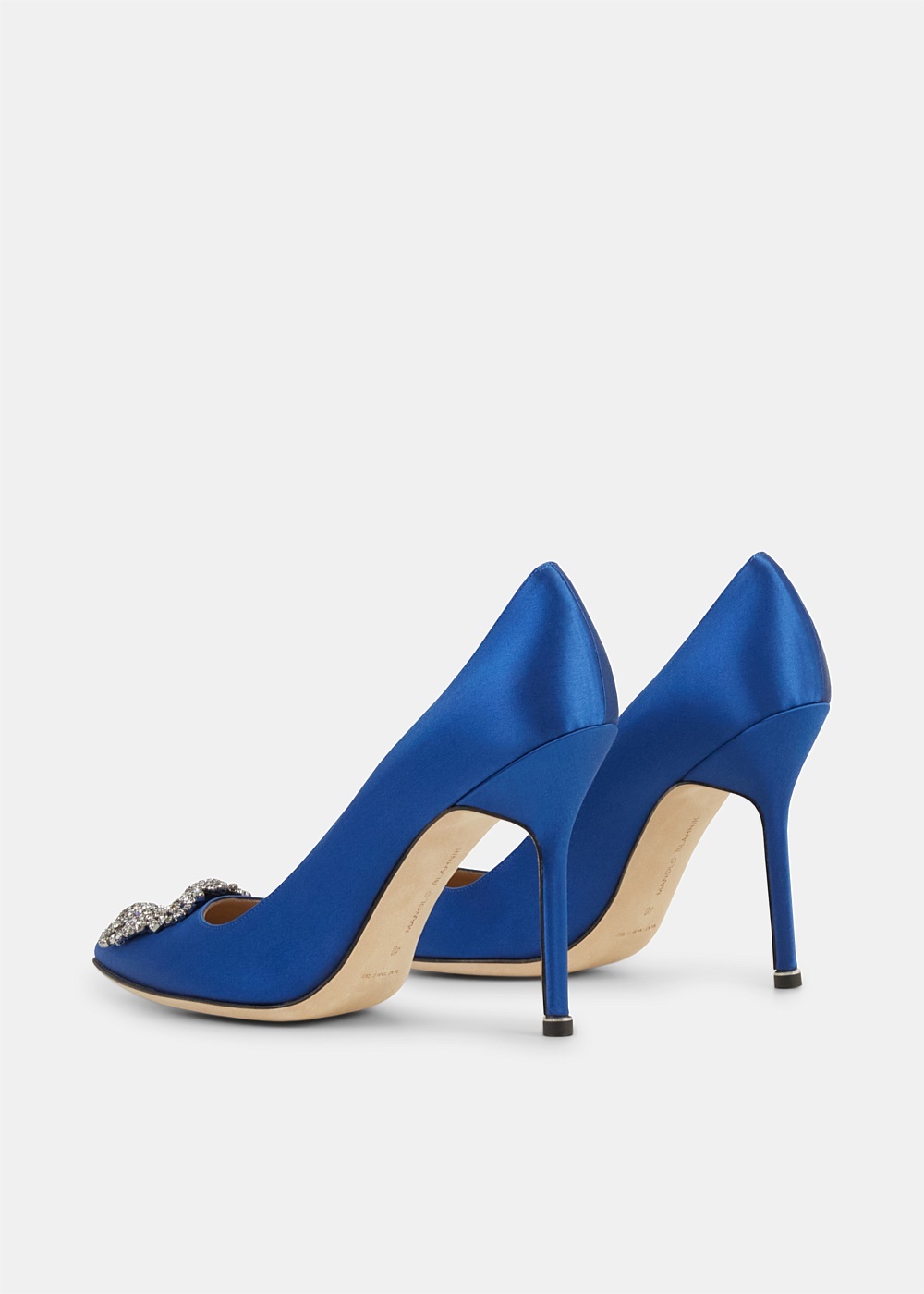 Blue Hangisi 105 Jewel Buckle Pumps - 3