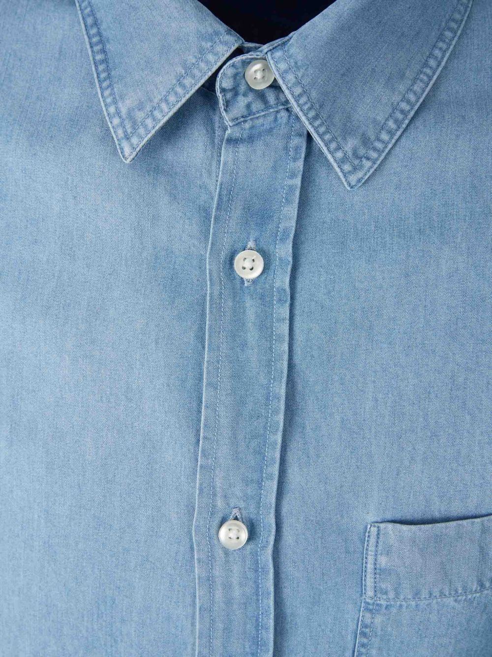 denim pocket shirt - 3