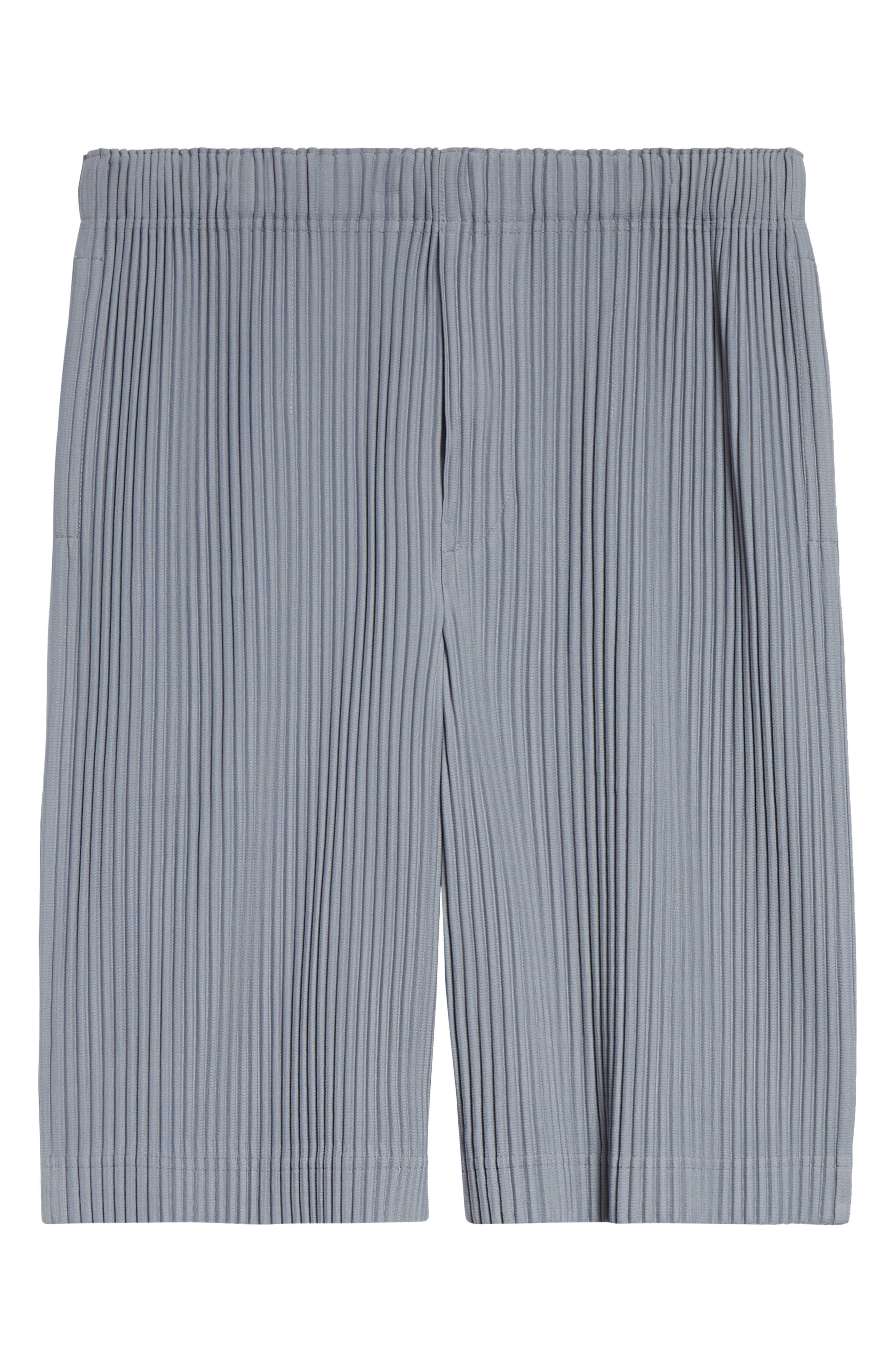 Homme Plissé Issey Miyake Pleated Shorts in Gray Blue at Nordstrom - 6