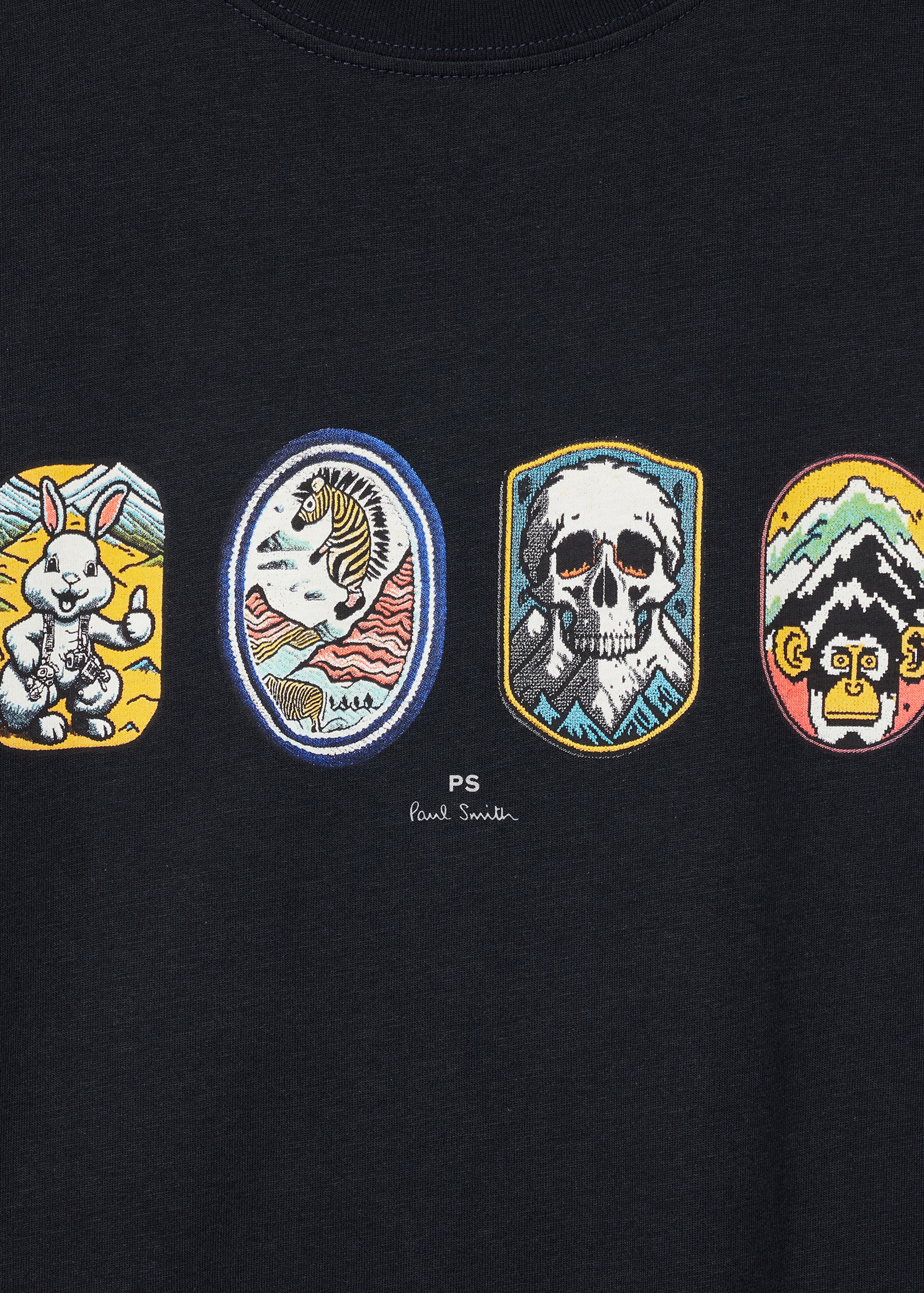 Navy 'Badges' T-Shirt - 2