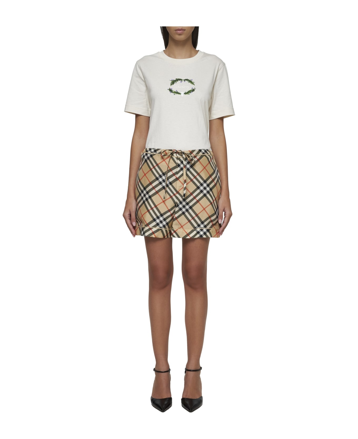 Printed Silk Shorts - 2