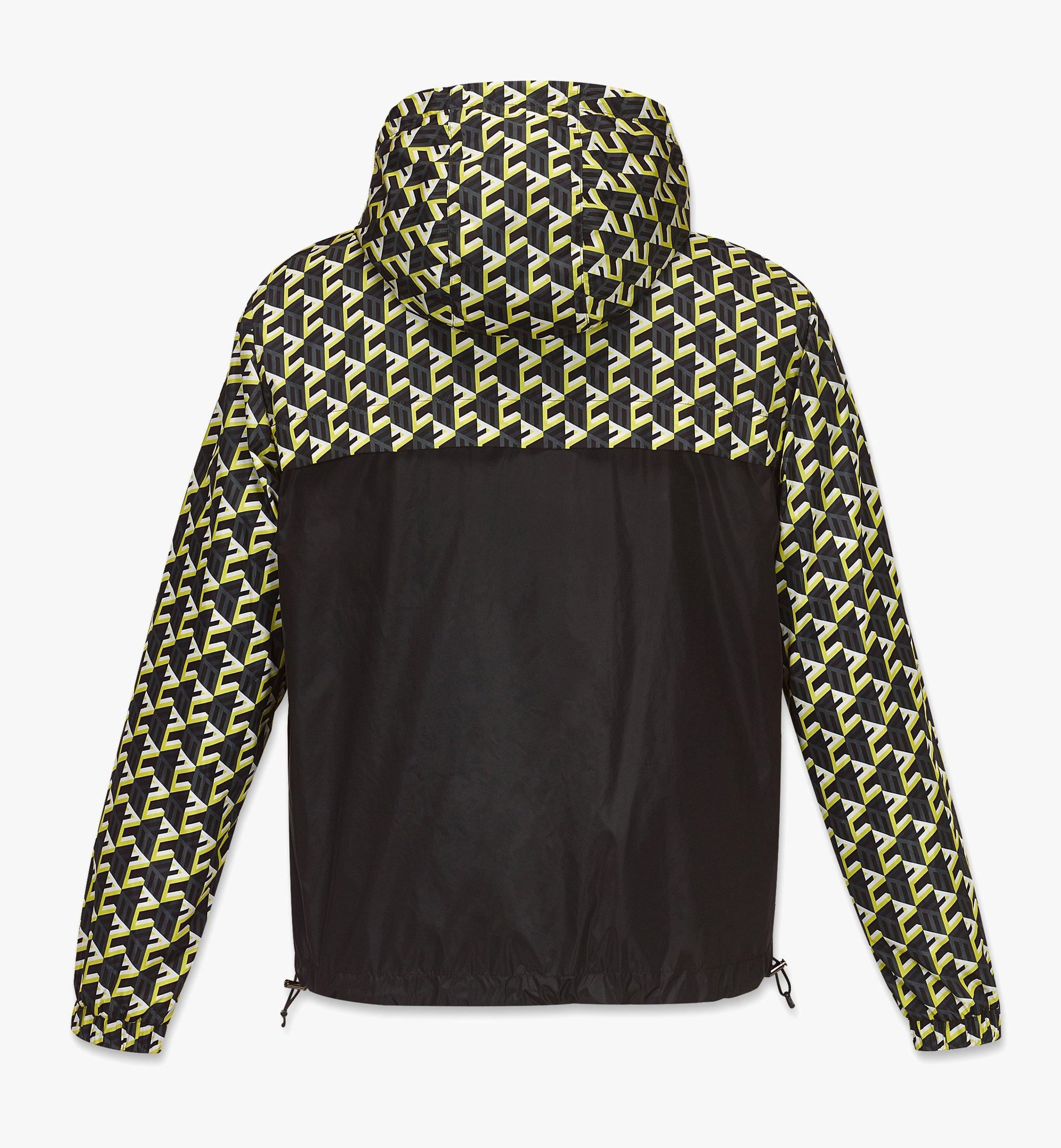 Mcm Monogram-Print Wool Biker Jacket