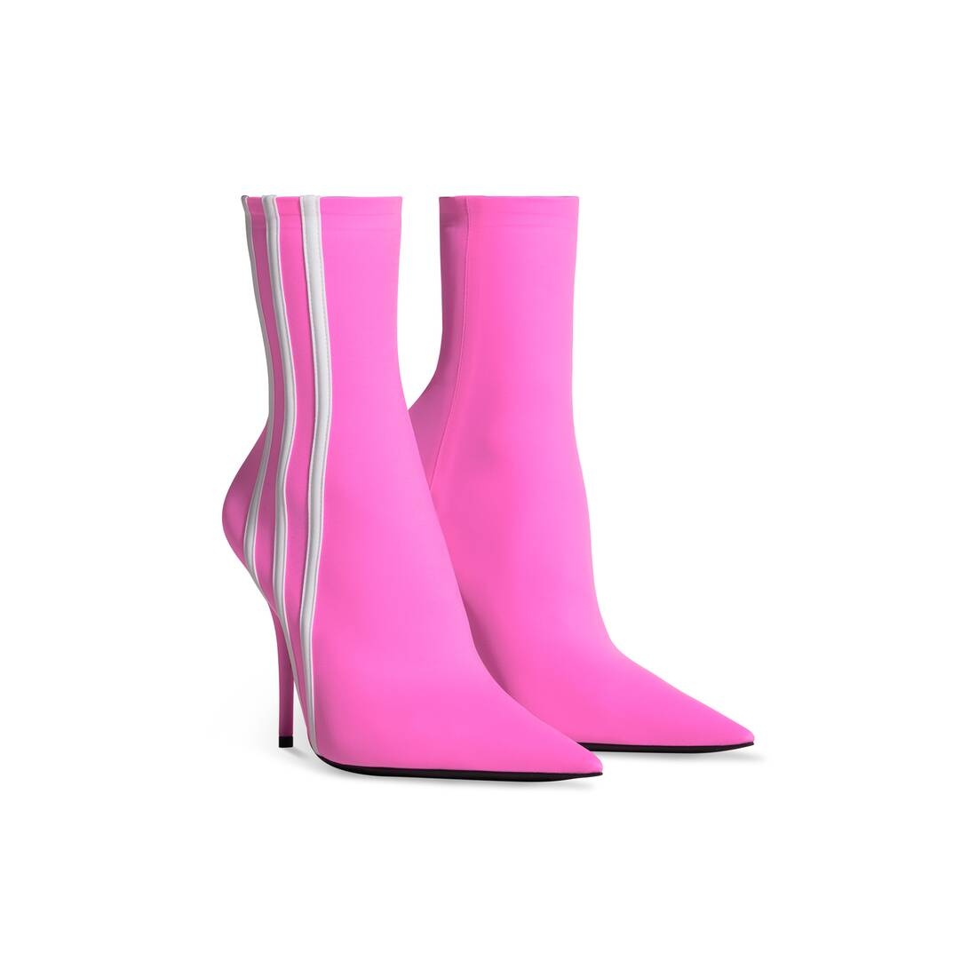 Women's Balenciaga / Adidas Knife 110mm Bootie in Neon Pink - 2