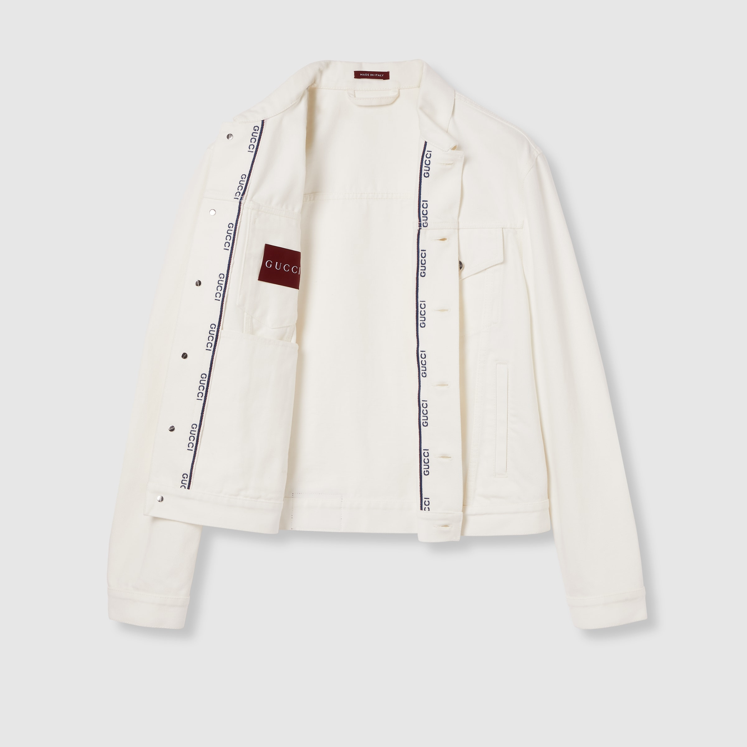 Denim jacket with Gucci selvedge - 9