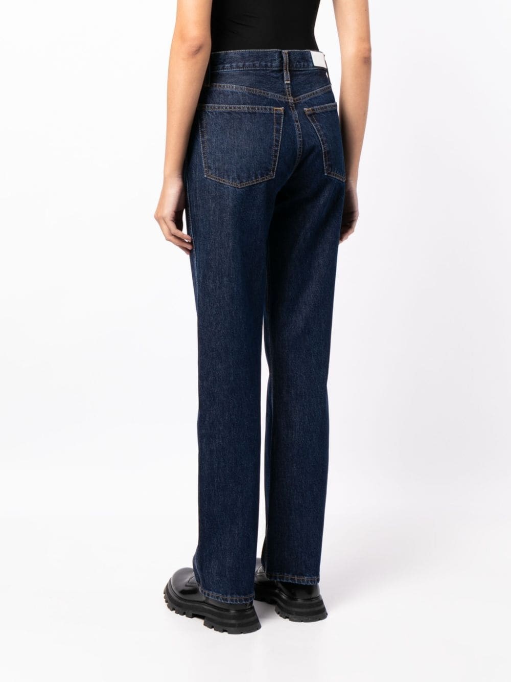 high-rise wide-leg jeans - 4