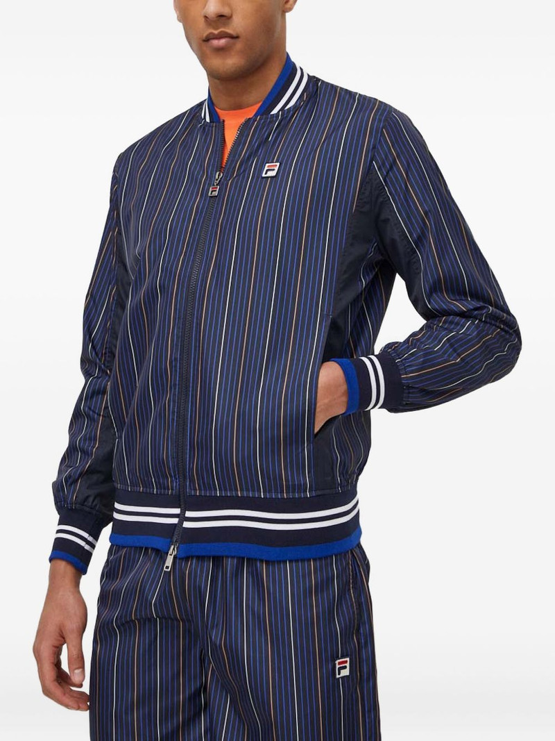 striped logo jacket 1