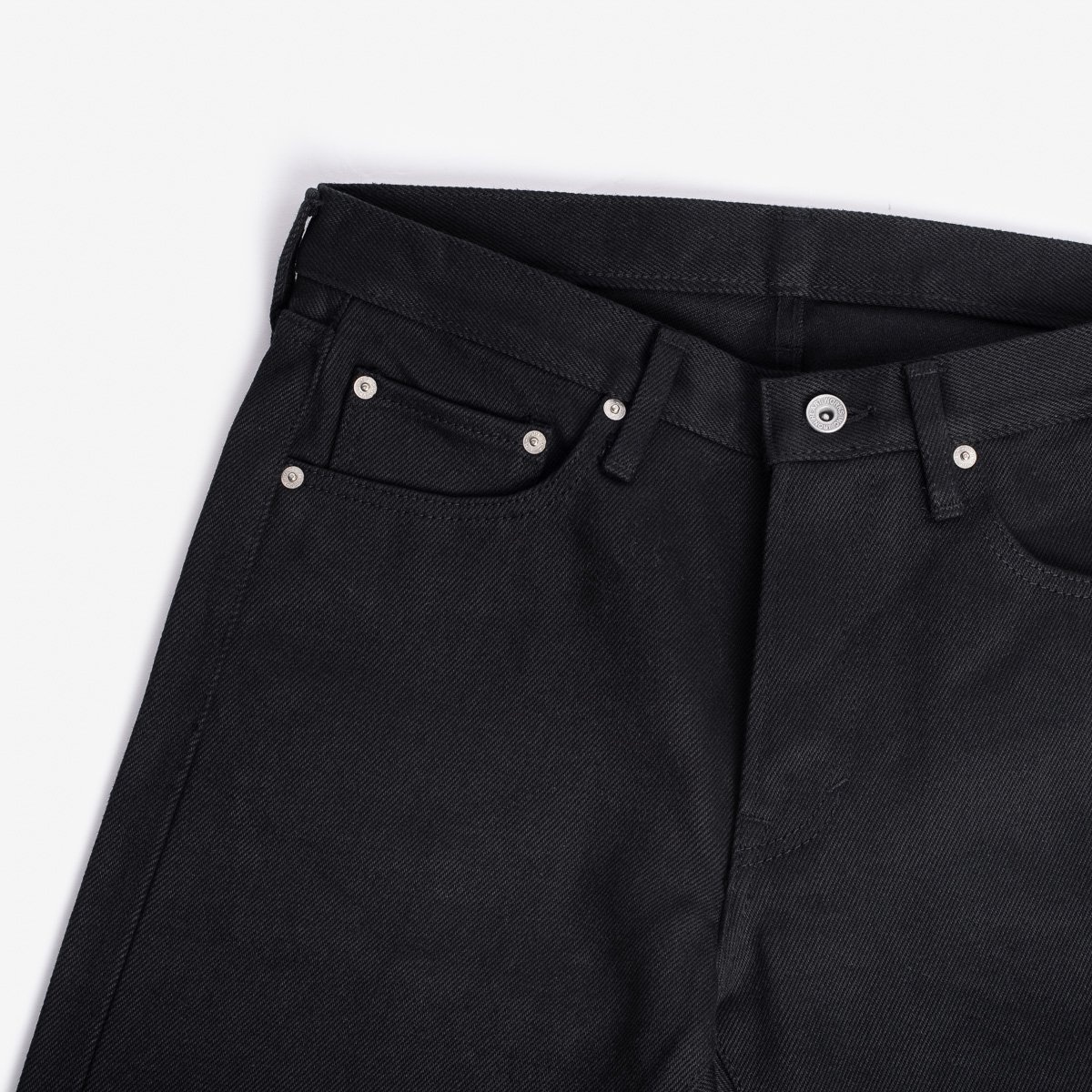 21oz Non-Fade Denim Super Slim Cut Jeans – Superblack - 5