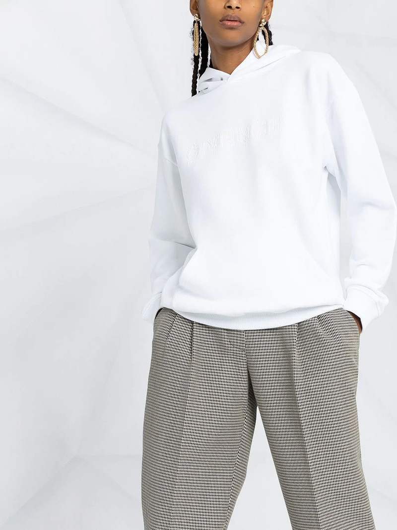logo print hoodie 5