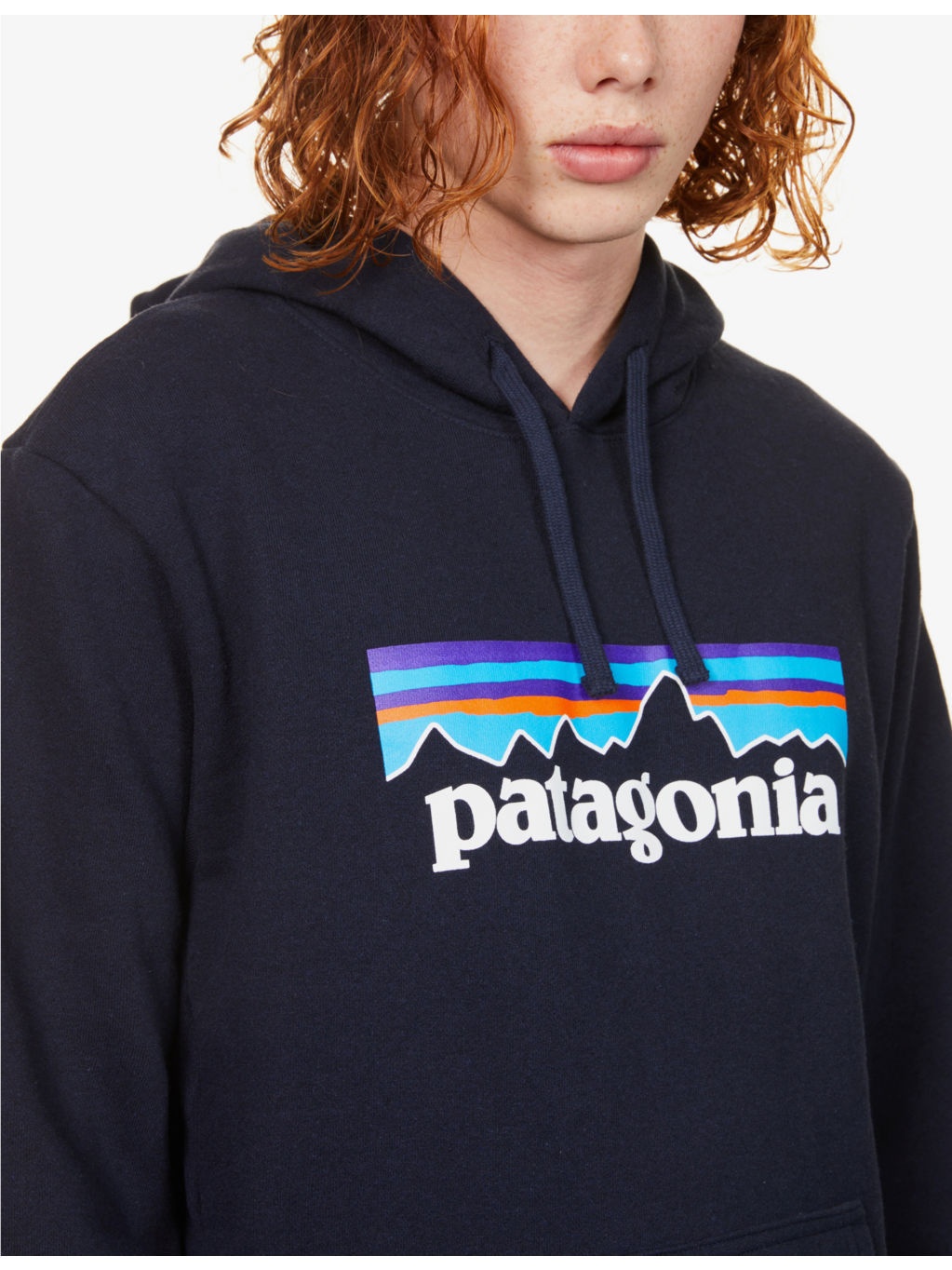 P-6 Uprisal brand-print recycled polyester and recycled cotton-blend hoody - 5
