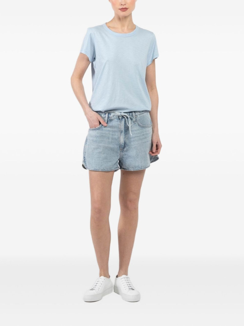 rag & bone drawstring denim shorts outlook