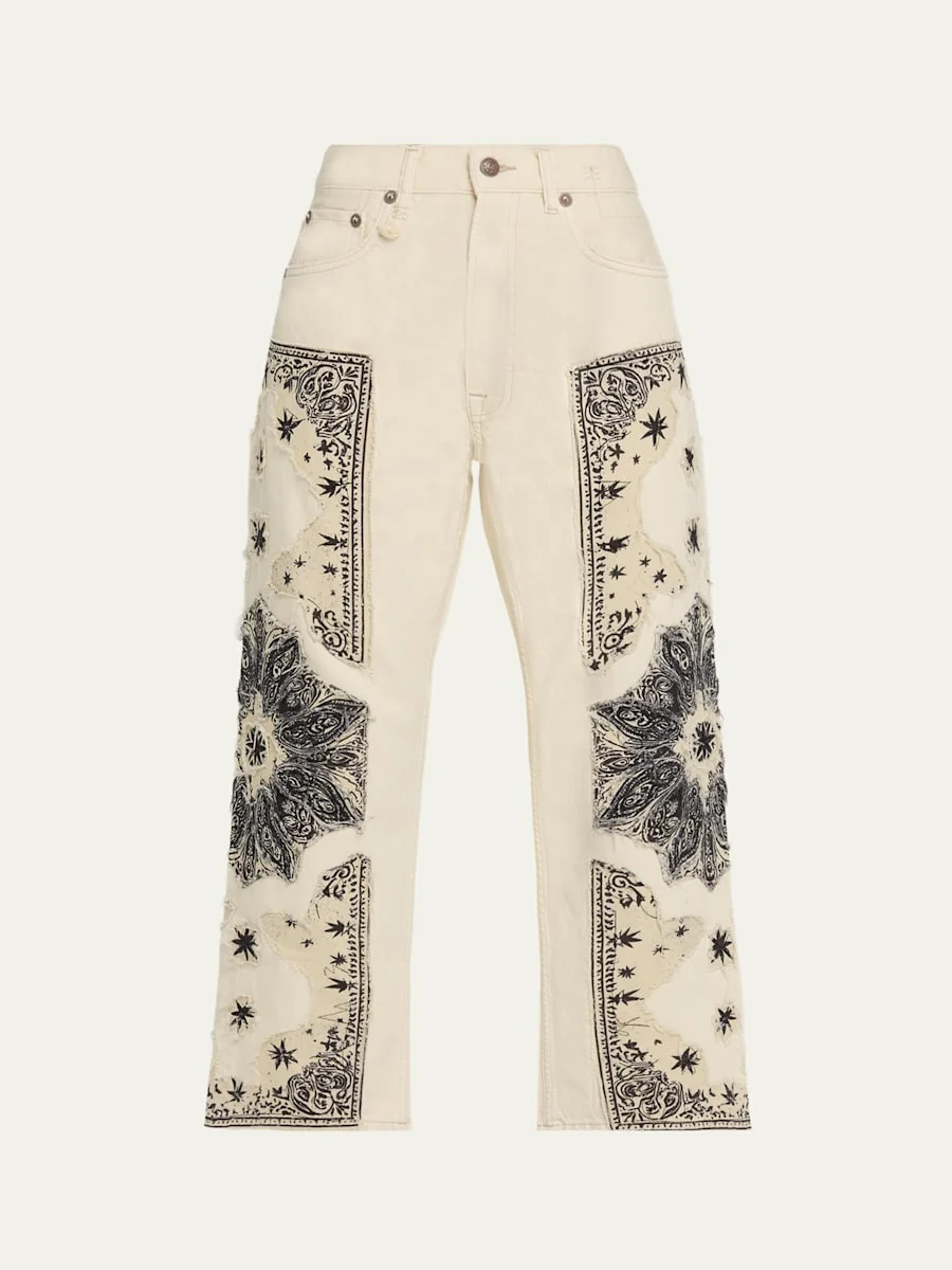 X-Boyfriend Patchwork Jeans - 1
