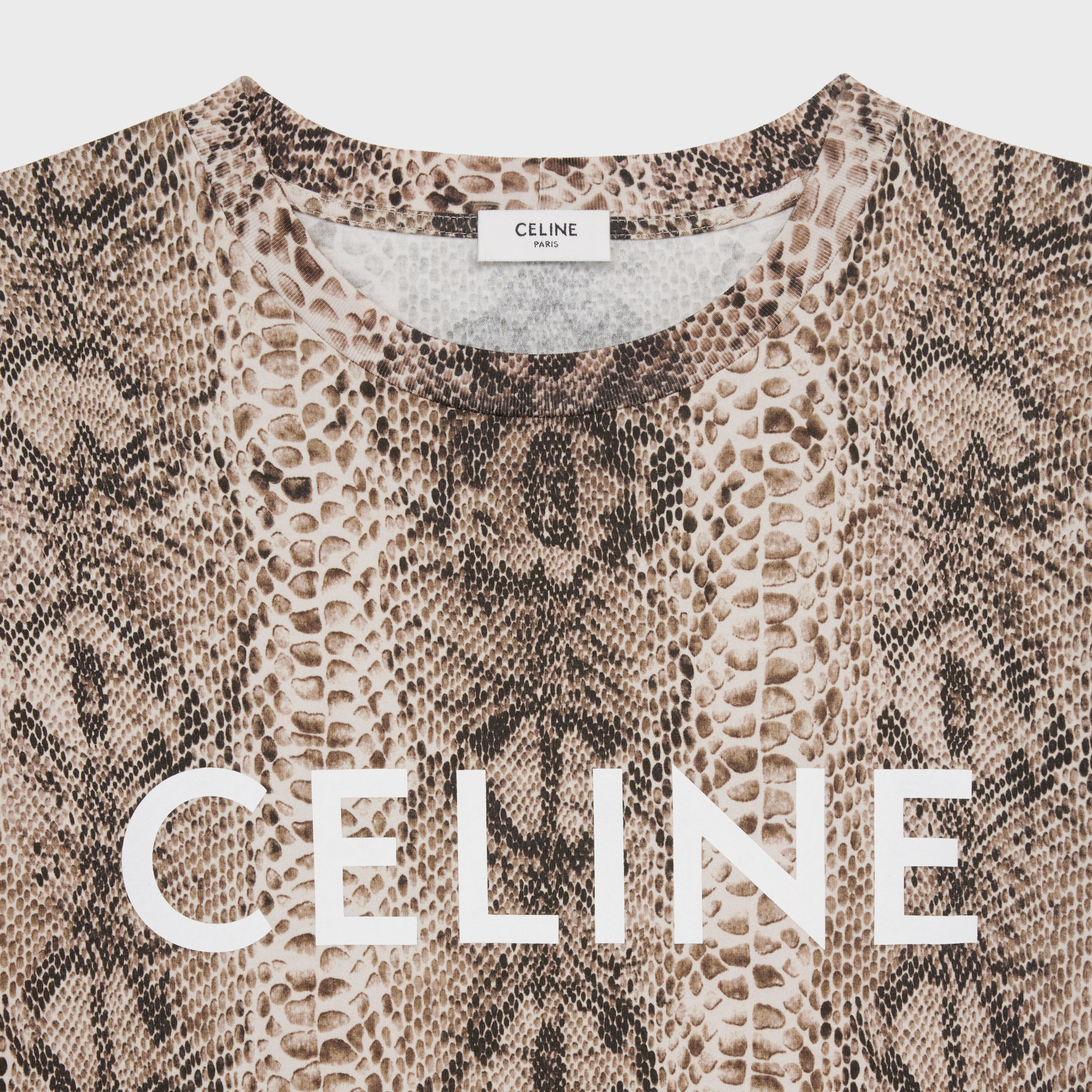 LOOSE CELINE T-SHIRT IN COTTON JERSEY - 3