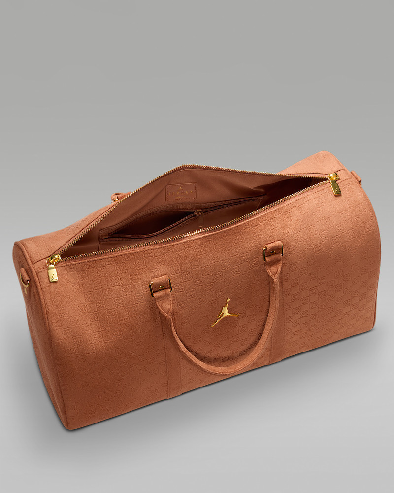 Jordan Suede Monogram Duffel (40L) 4