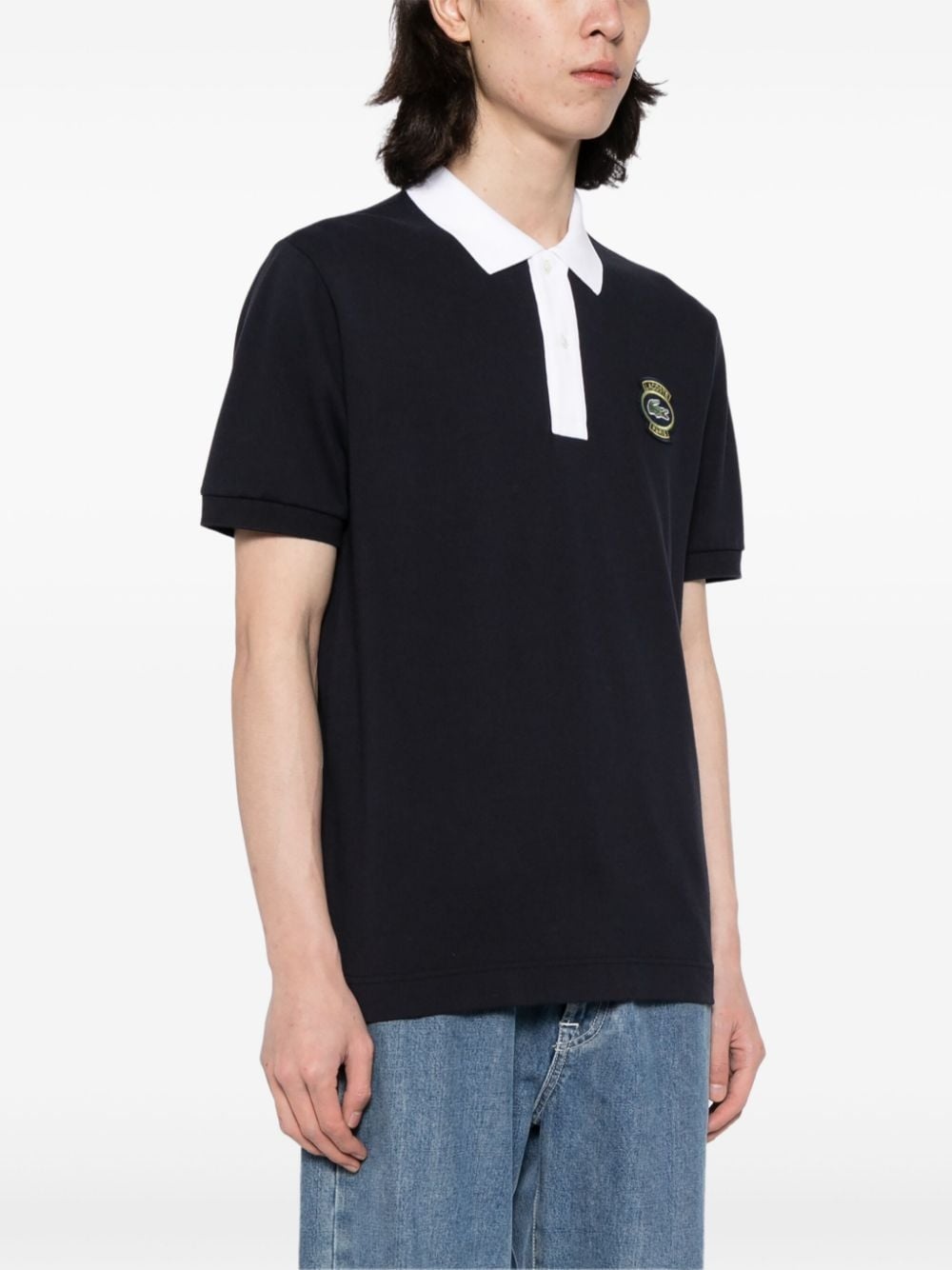 logo-appliquÃ© polo shirt - 3