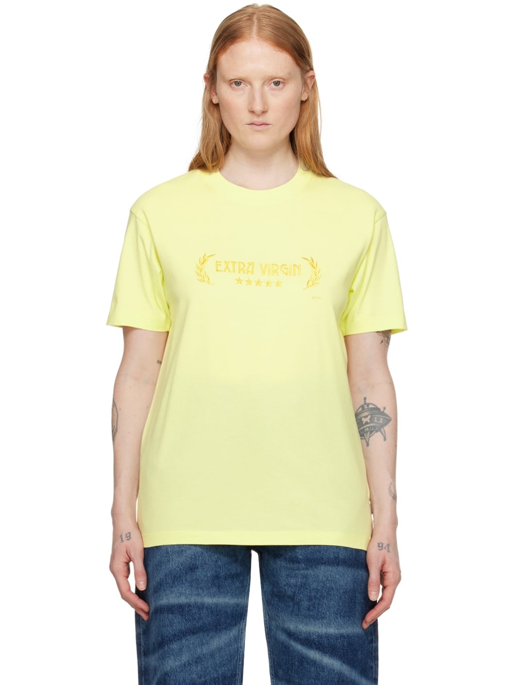 Yellow Leon 'Extra Virgin' T-Shirt - 1