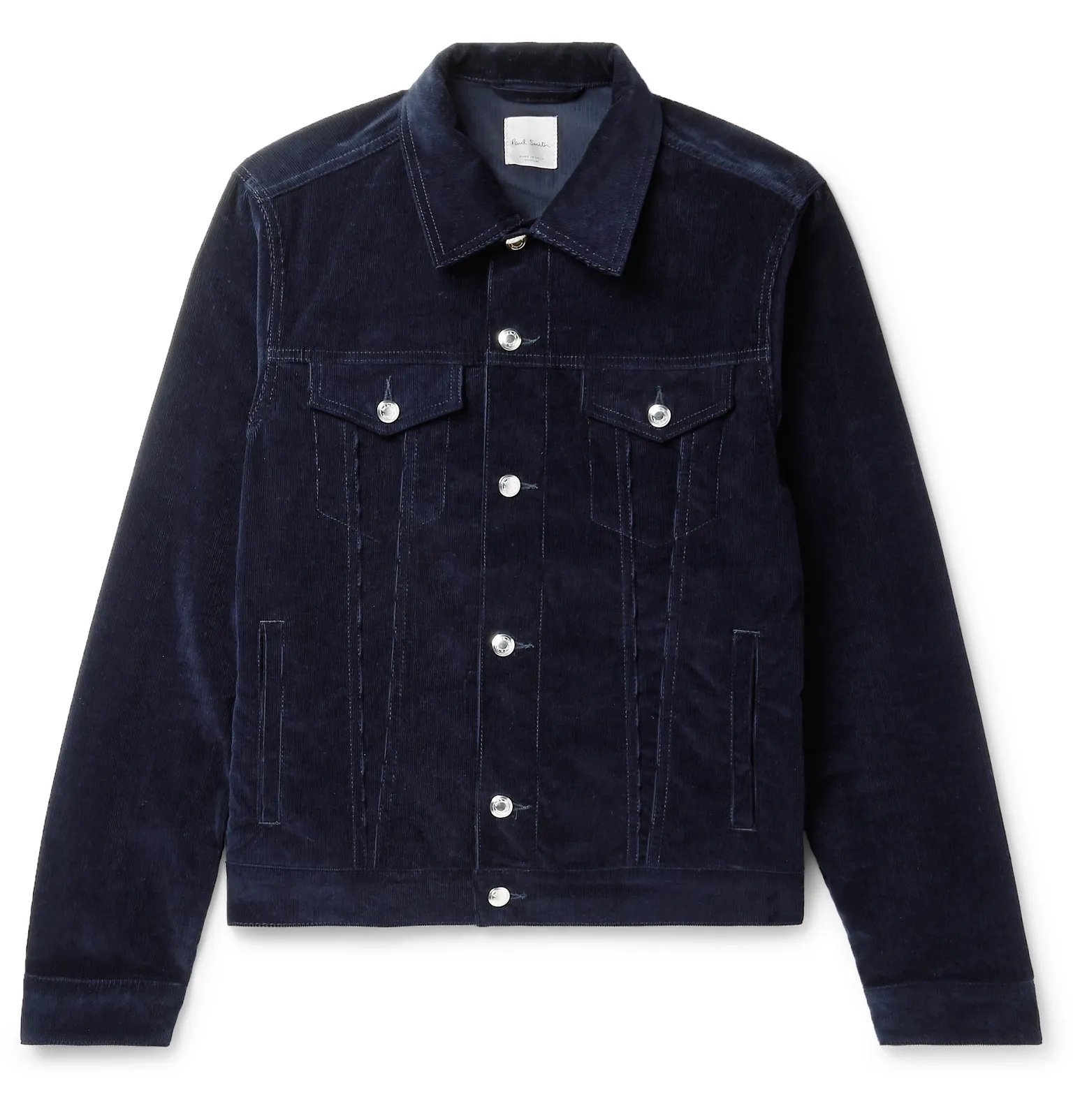 Cotton-Blend Corduroy Trucker Jacket - 1