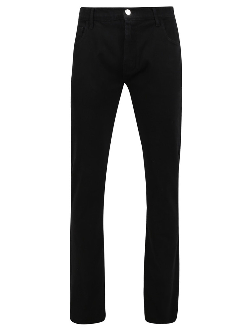 Slim Fit Premium Denim Pants Black - 1