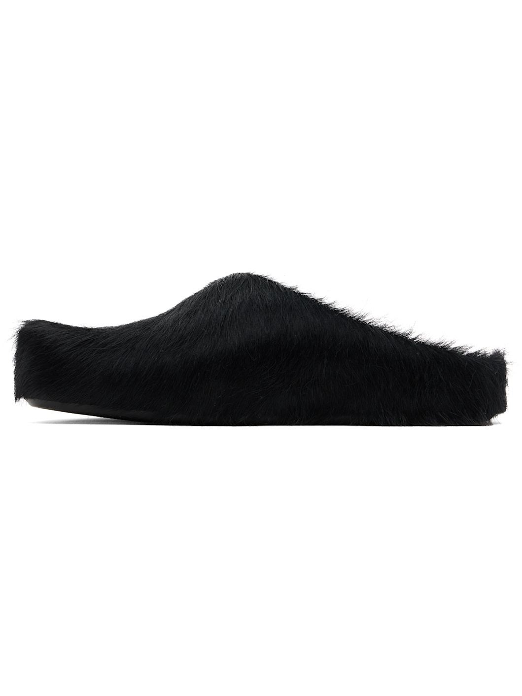 Black Fussbett Sabot Slip-on Loafers - 3