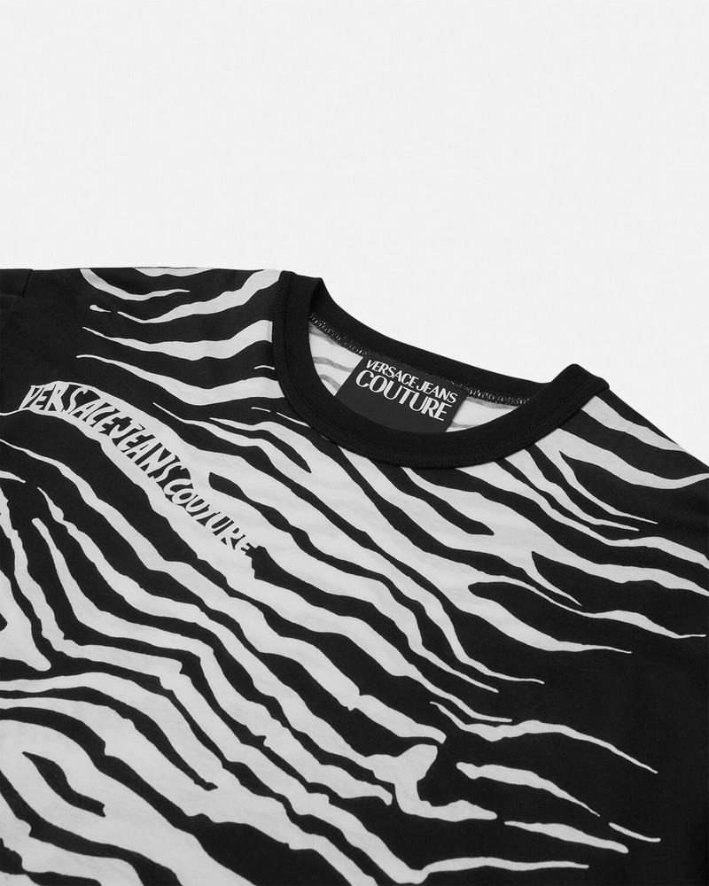 VERSACE JEANS COUTURE Zebra Regular-Fit T-Shirt outlook