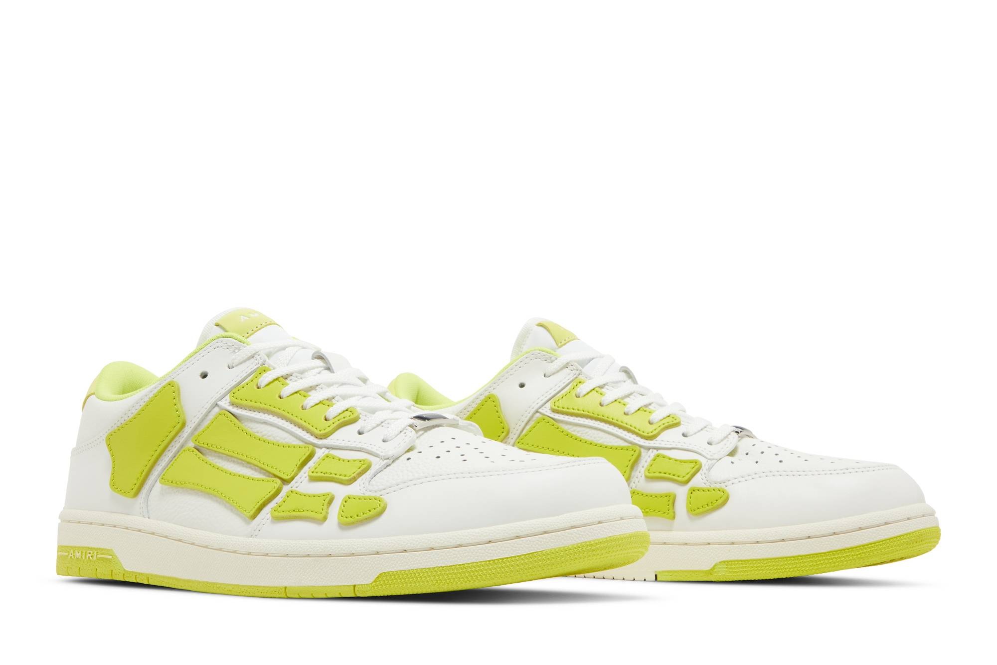Amiri Skel Top Low 'White Lime' - 8