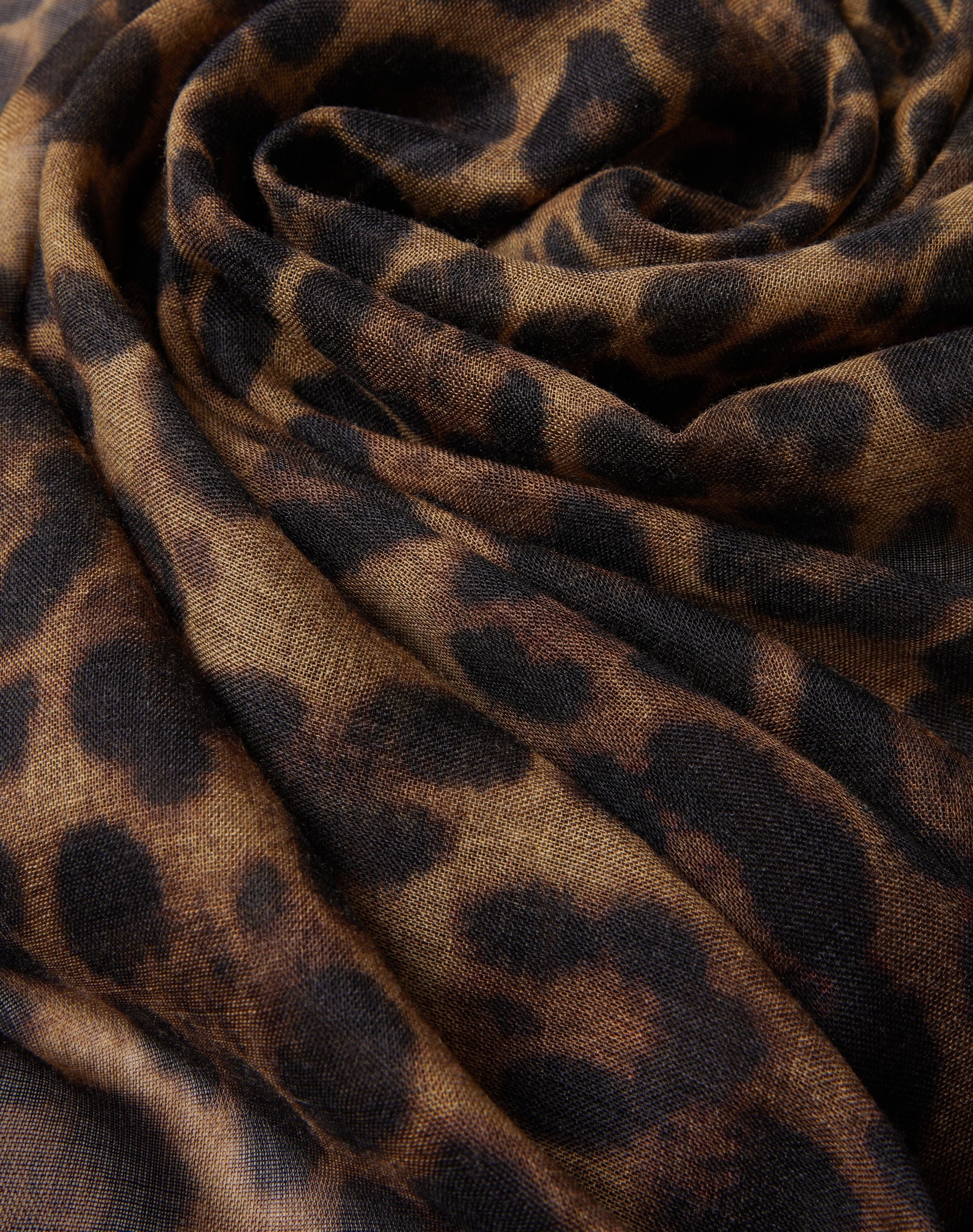 CASHMERE AND SILK SHAWL WITH ANIMALIER PRINT - 3