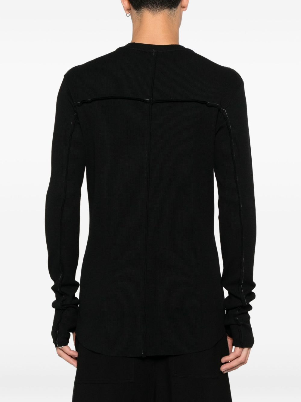 ribbed crew-neck sweater - 4