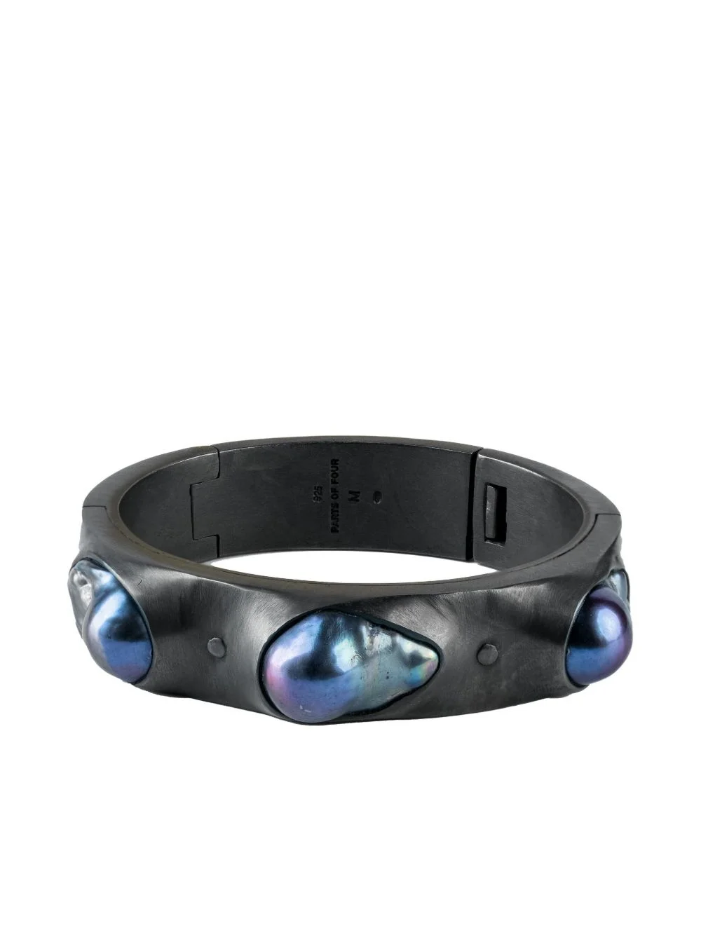 black pearl-embellished bracelet - 1