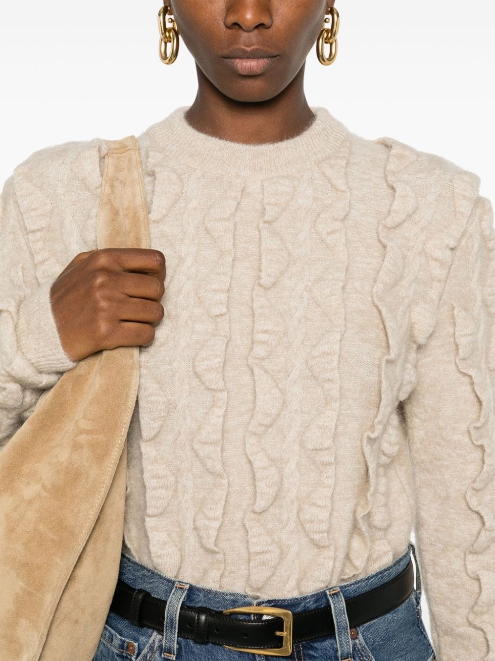 logo-plaque sweater - 5