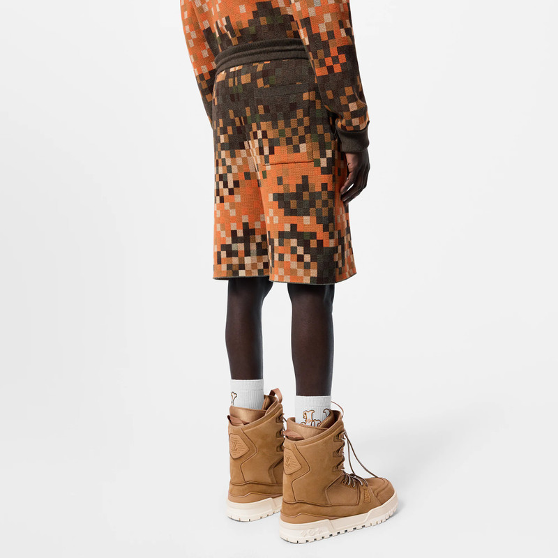 Jacquard Cotton Shorts 5